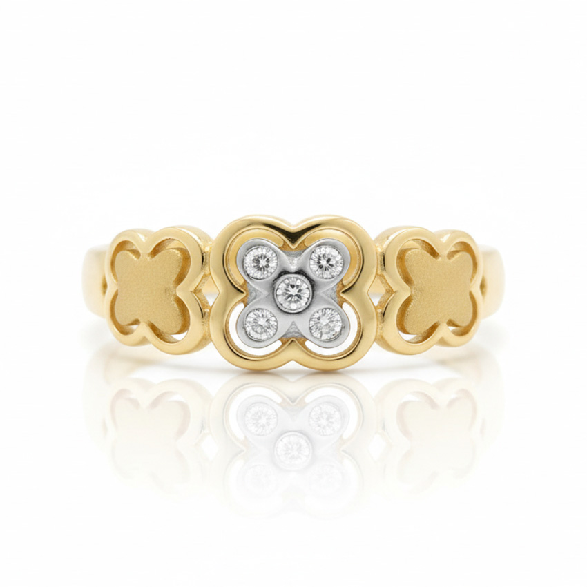 SORTIJA ORO 18KL CIRCONITAS