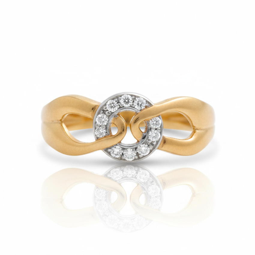 SORTIJA ORO 18KL CIRCONITAS