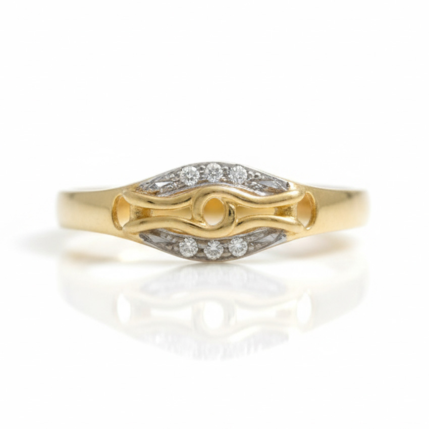 SORTIJA ORO 18KL CIRCONITAS