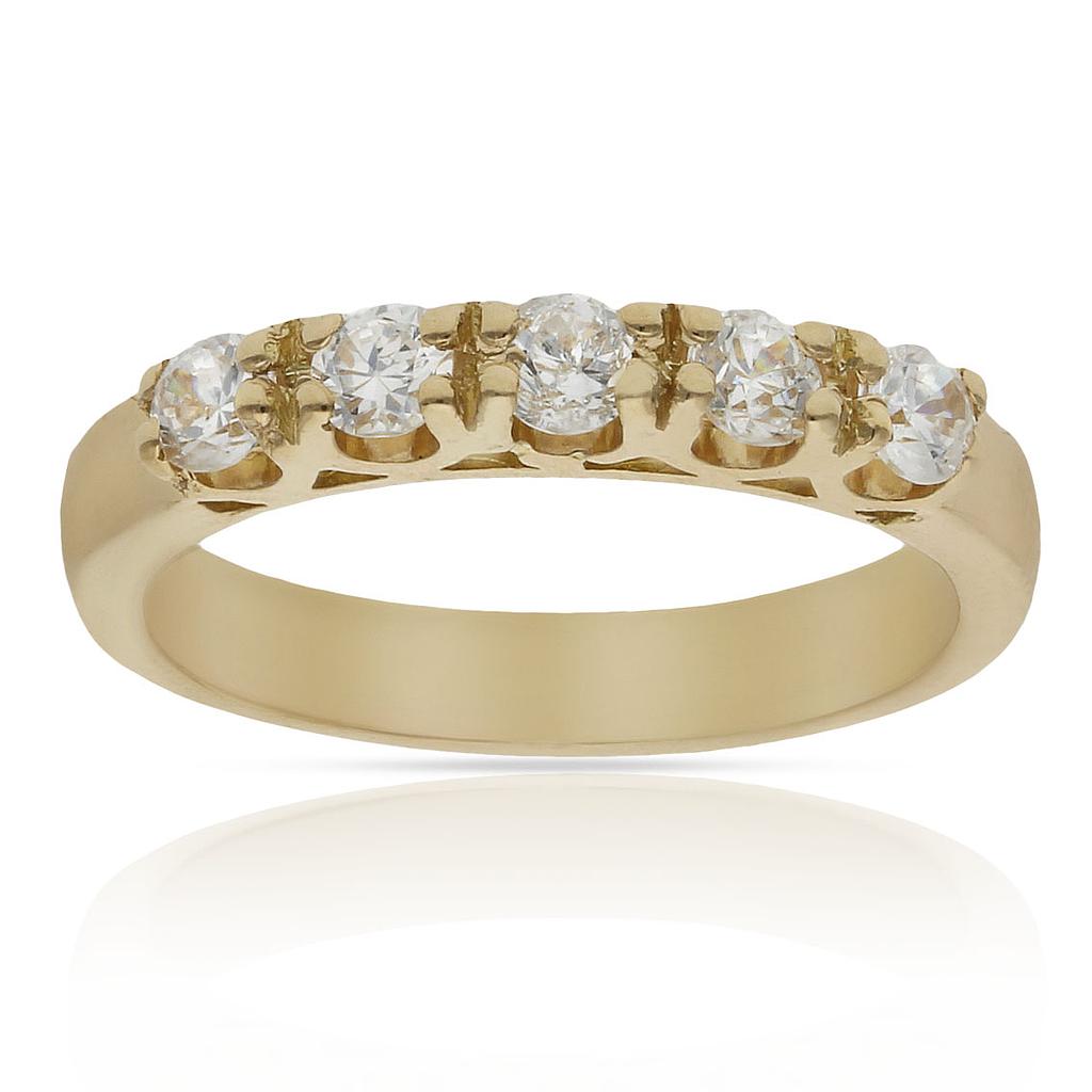 SORTIJA ORO 18KL CIRCONITAS