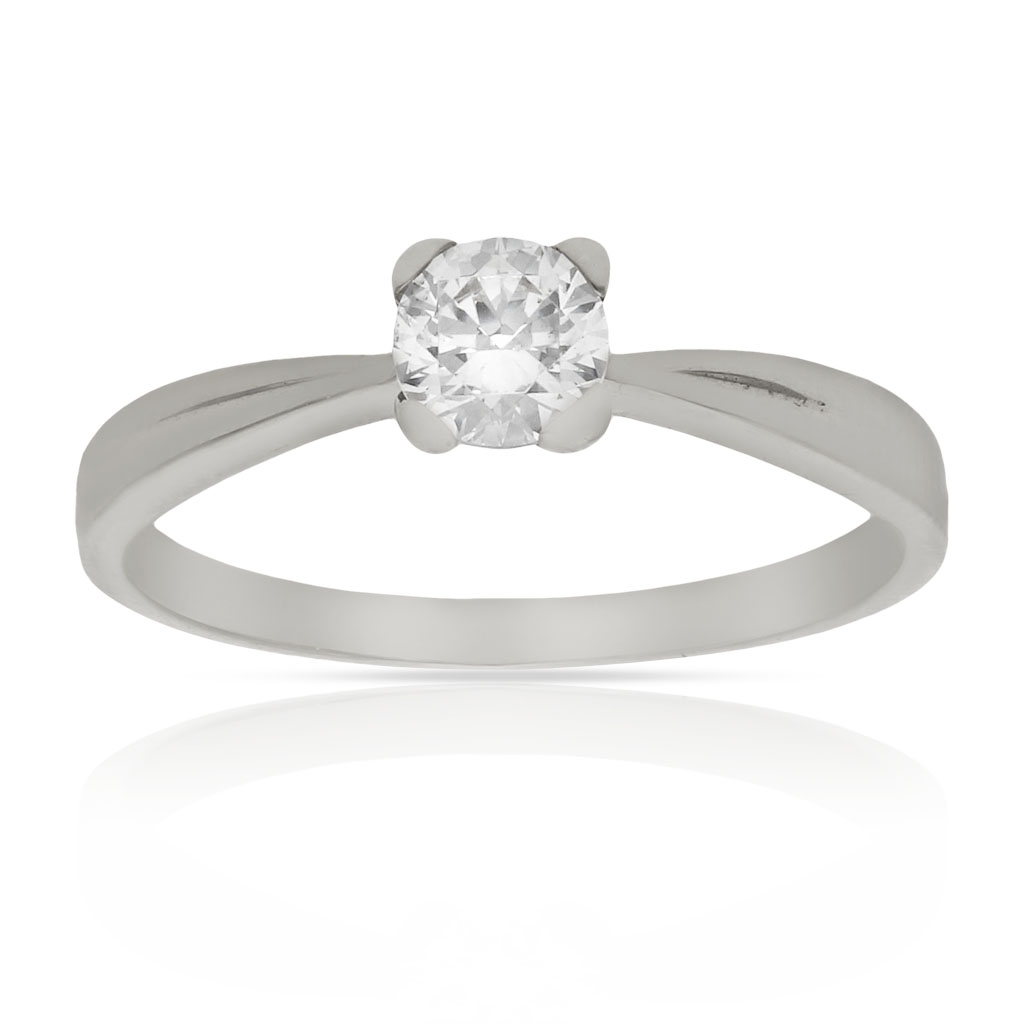 SORTIJA ORO BLANCO 18KL CIRCONITA