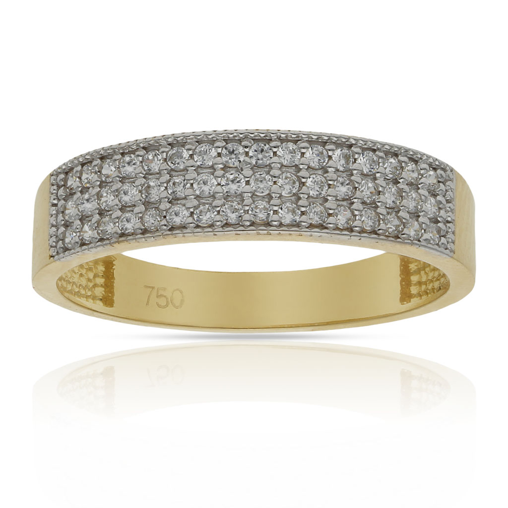 SORTIJA ORO 18KL CIRCONITAS