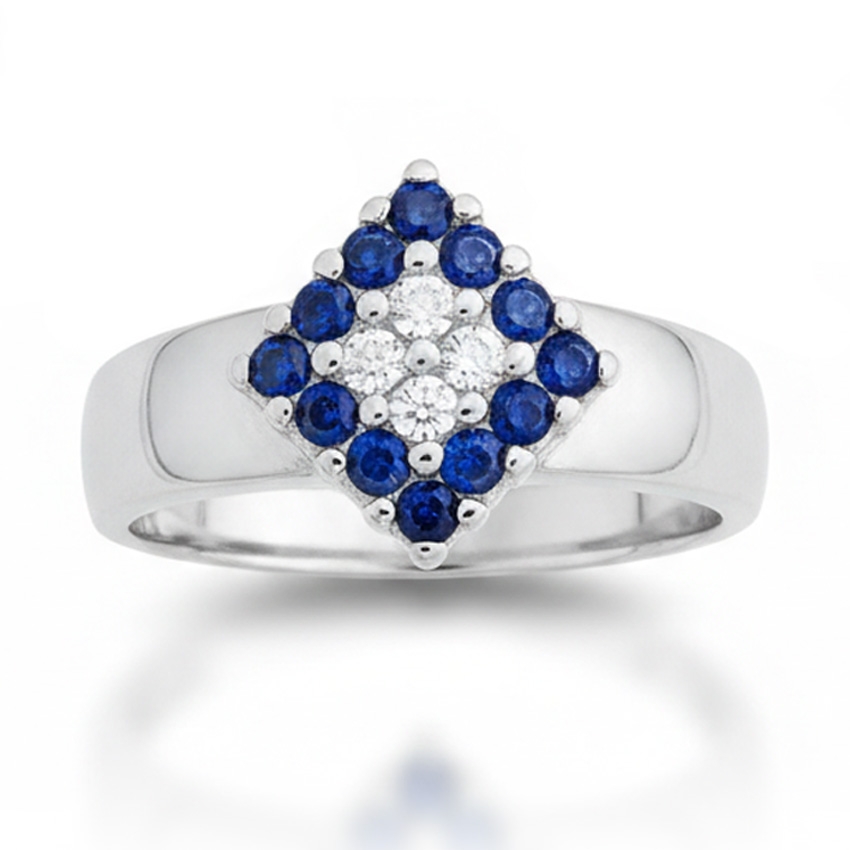 SORTIJA ORO BLANCO 18KL