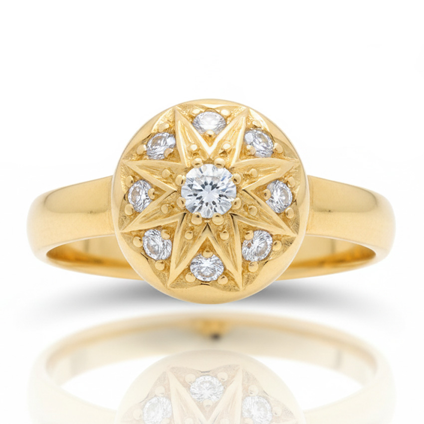 SORTIJA ORO 18KL CIRCONITAS