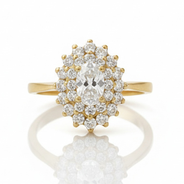 SORTIJA ORO 18KL CIRCONITAS