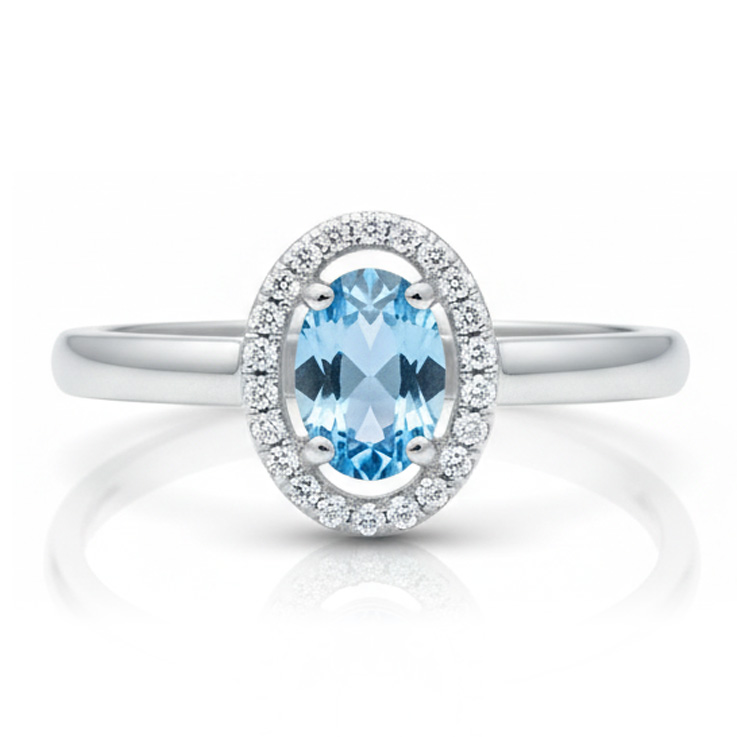 SORTIJA ORO BLANCO 18KL CIRCONITAS