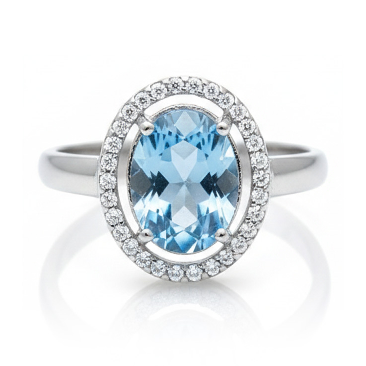 SORTIJA ORO BLANCO 18KL