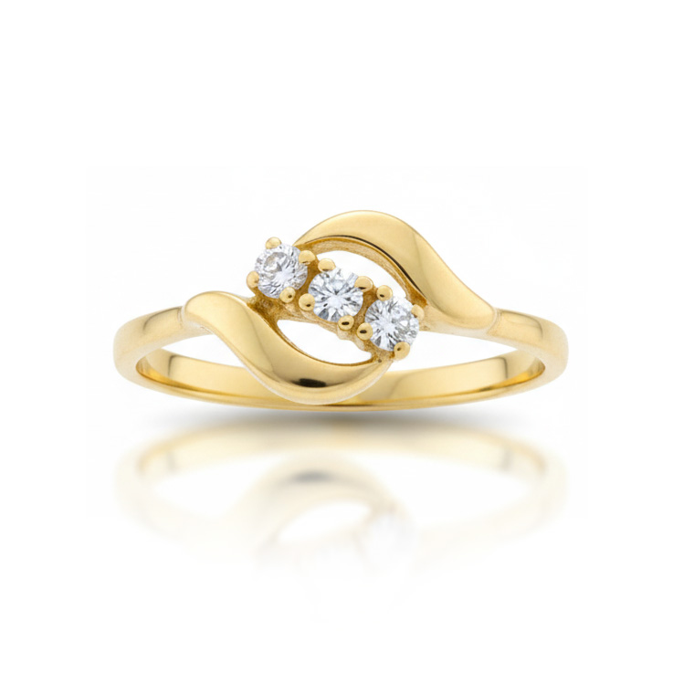 SORTIJA ORO 18KL CIRCONITAS