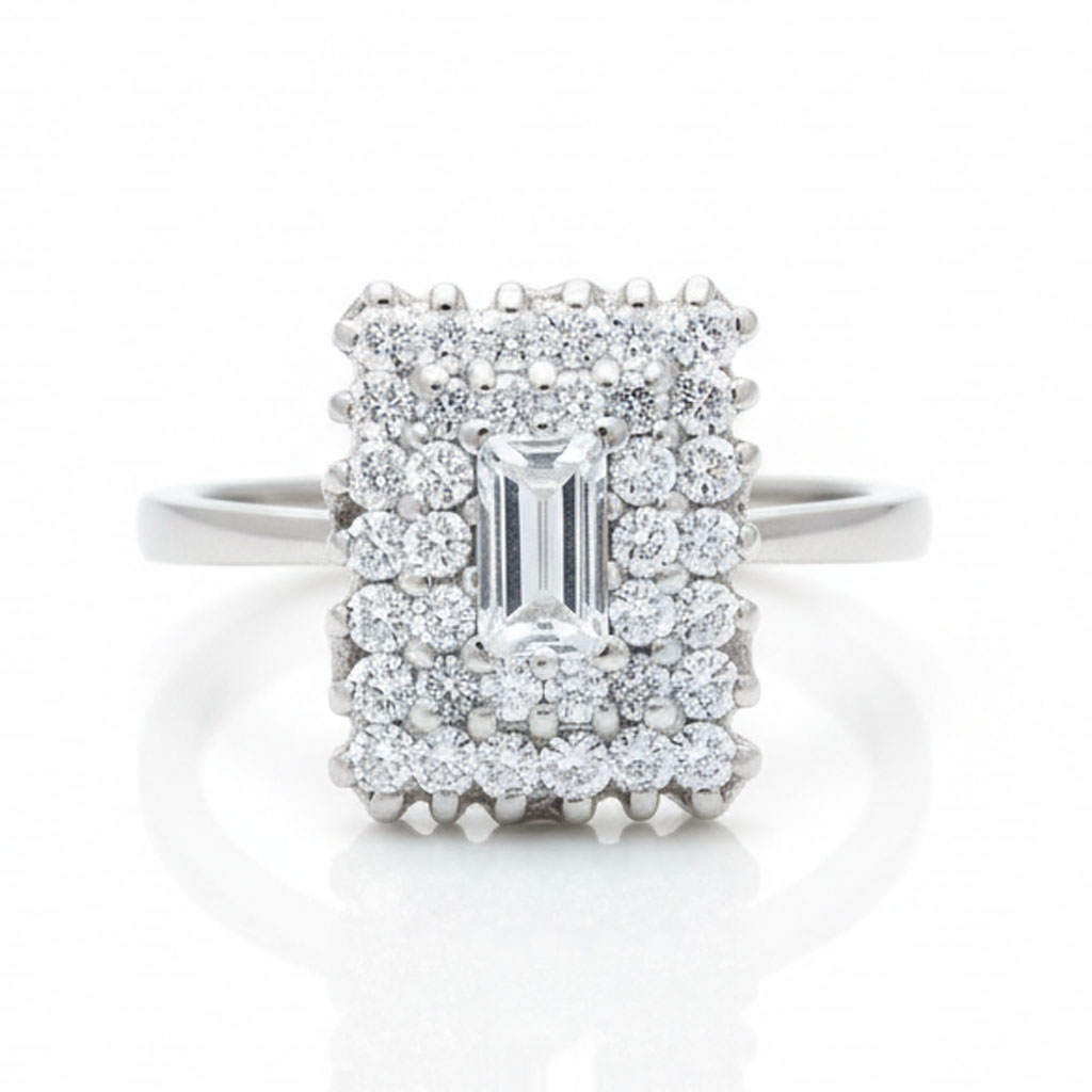 SORTIJA ORO BLANCO 18KL CIRCONITAS