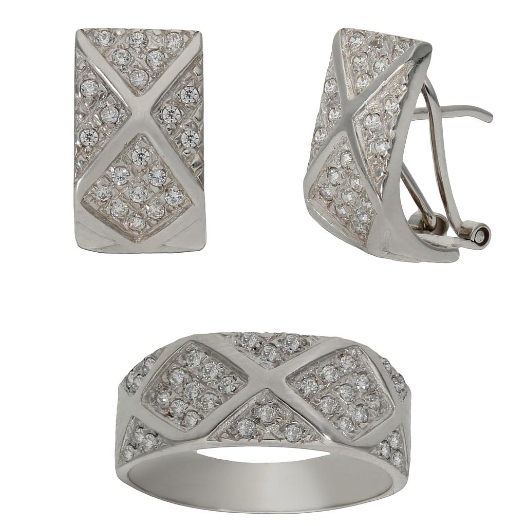 SORTIJA ORO BLANCO 18KL CIRCONITAS