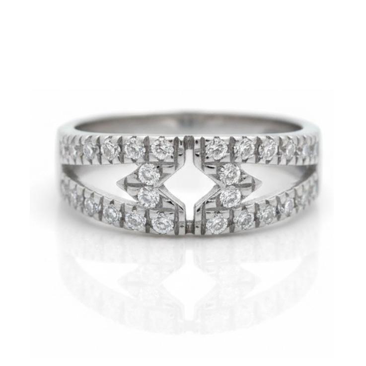 SORTIJA ORO BLANCO 18KL CIRCONITAS