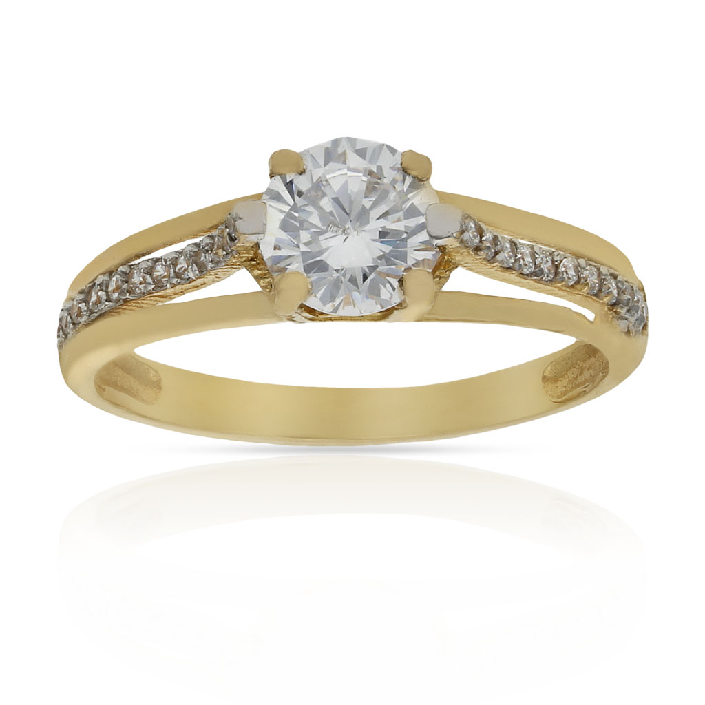 SORTIJA ORO 18KL CIRCONITAS