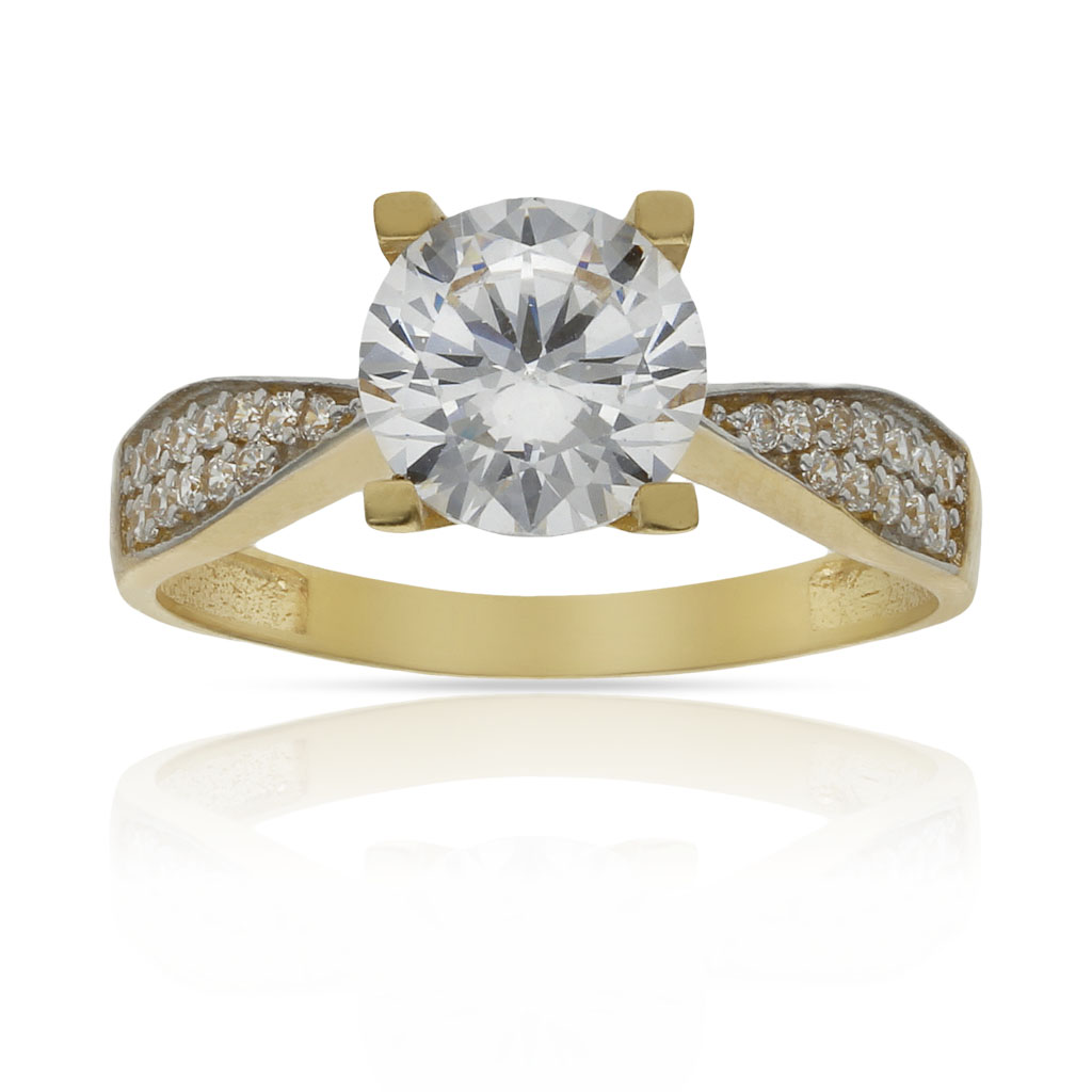 SORTIJA ORO 18KL CIRCONITAS