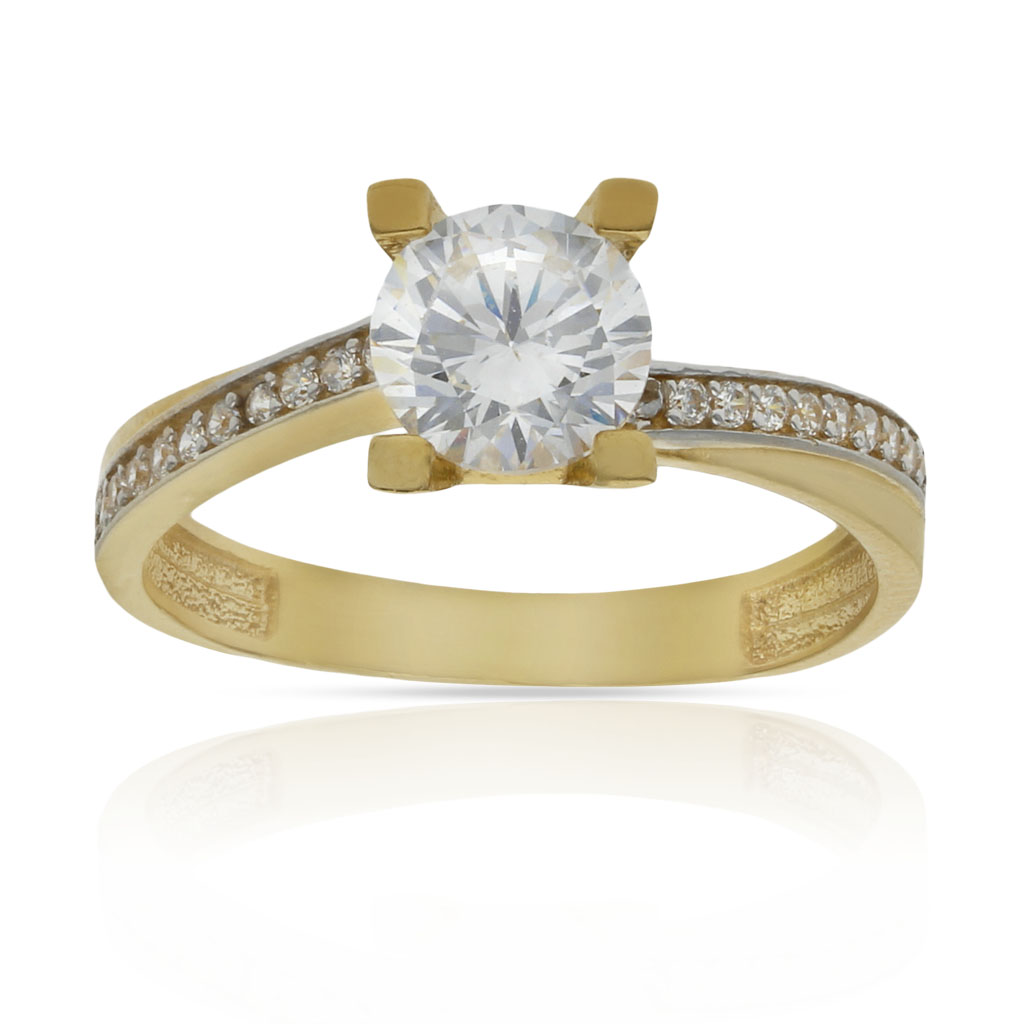 SORTIJA ORO 18KL CIRCONITAS