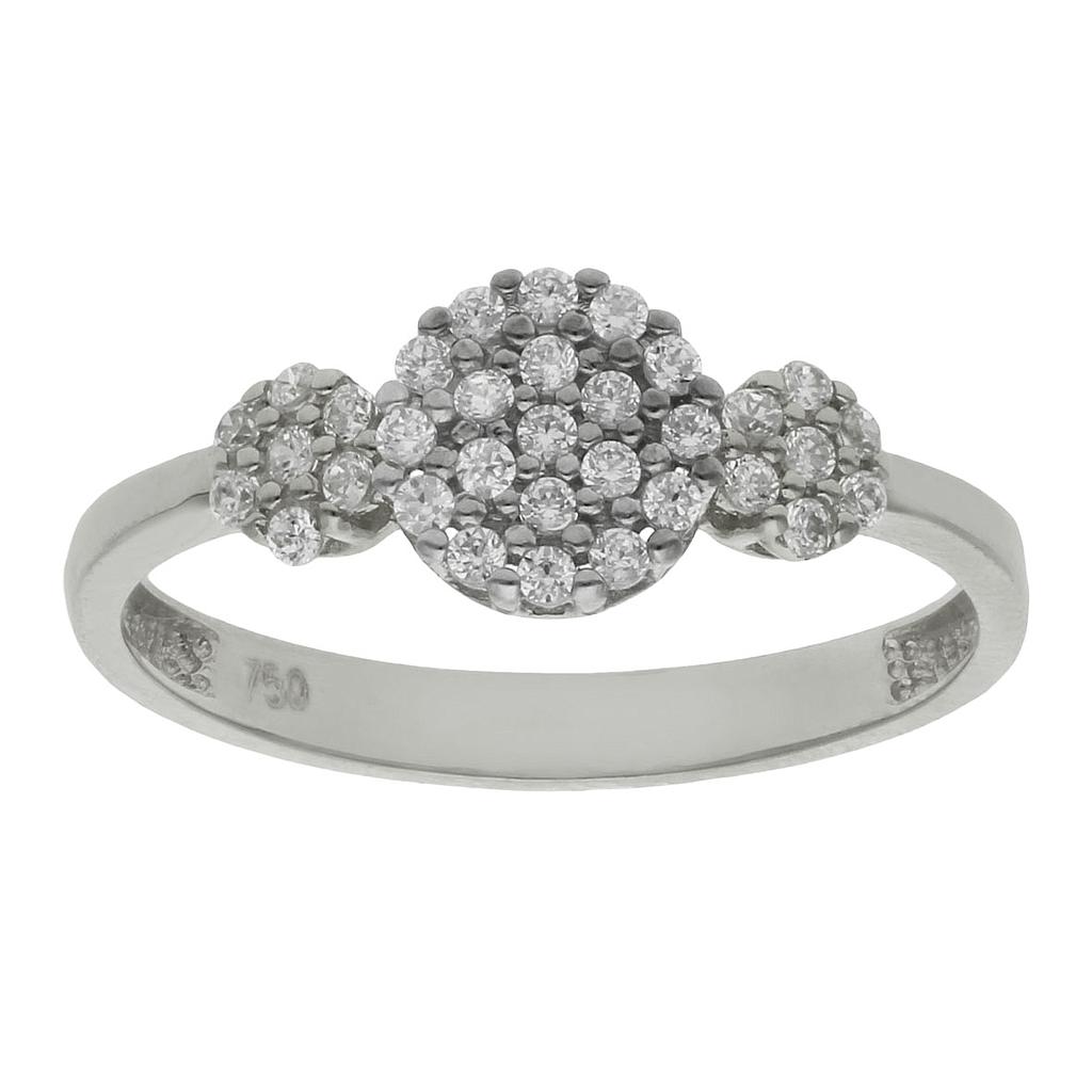 SORTIJA ORO BLANCO 18KL CIRCONITAS