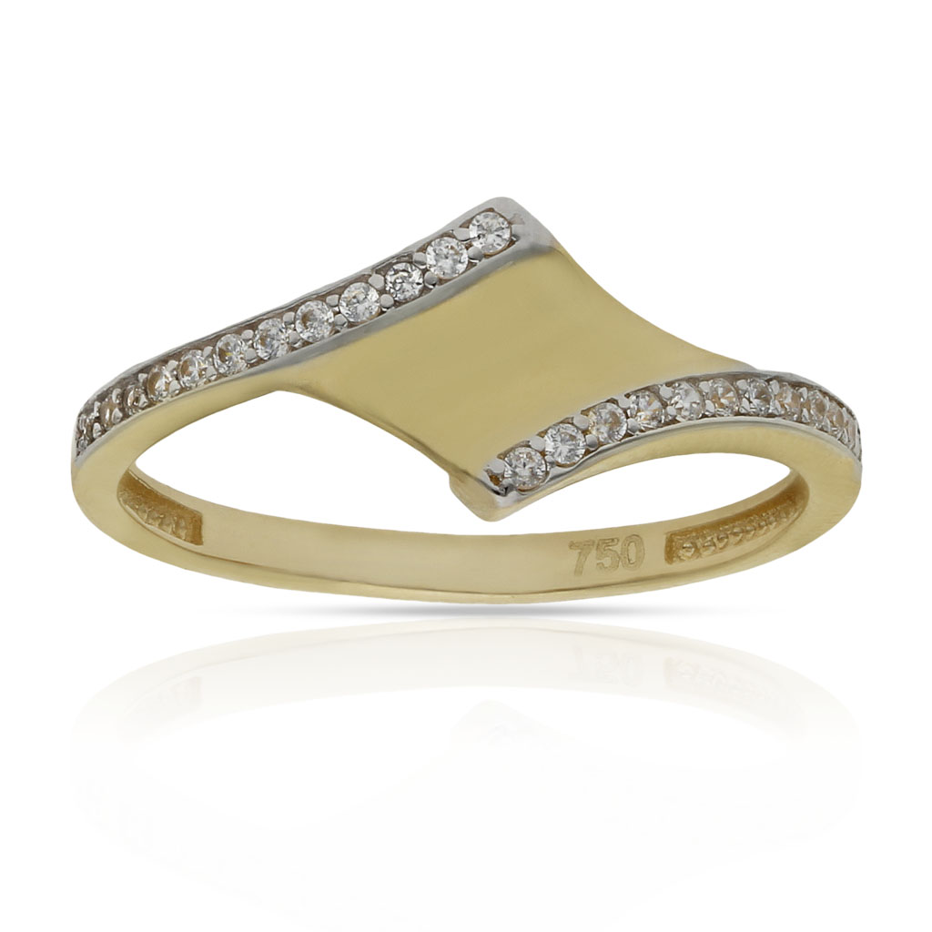 SORTIJA ORO 18KL CIRCONITAS