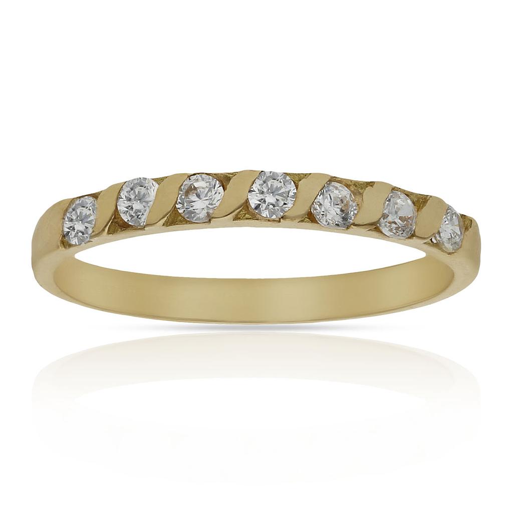 SORTIJA ORO 18KL CIRCONITAS