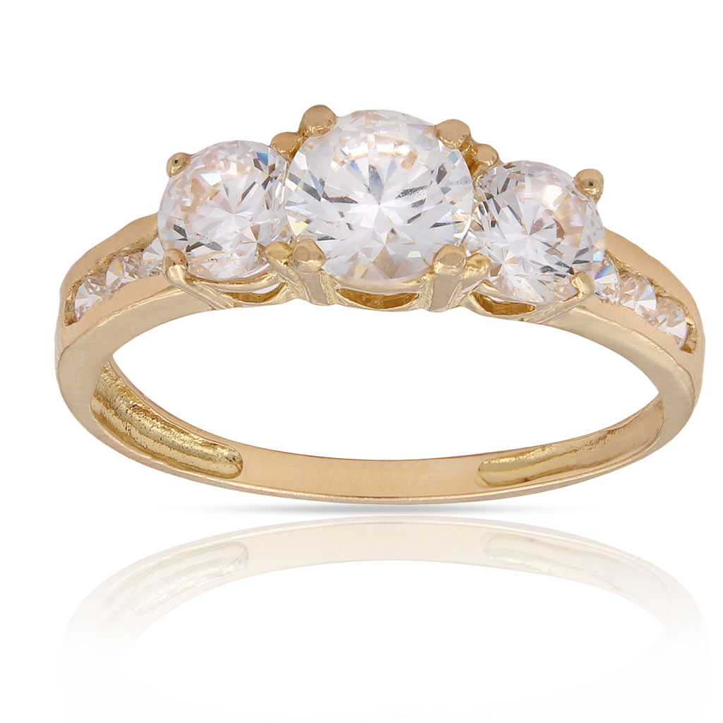 SORTIJA ORO 18KL CIRCONITAS