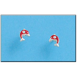 PENDIENTE PLATA 925MM DELFIN PEQUEÑOS