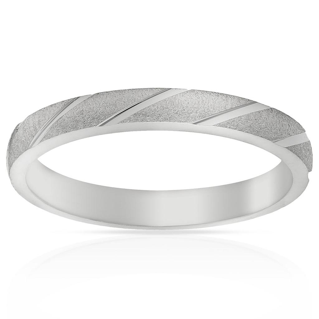 ALIANZA PLATA 925MM TALLADA - 3MM