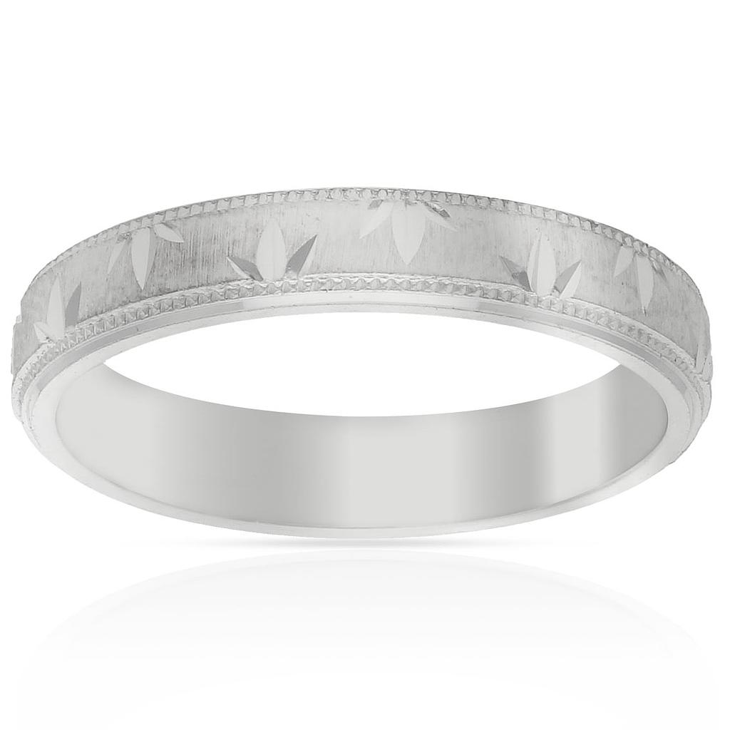 ALIANZA PLATA 925MM - 4MM