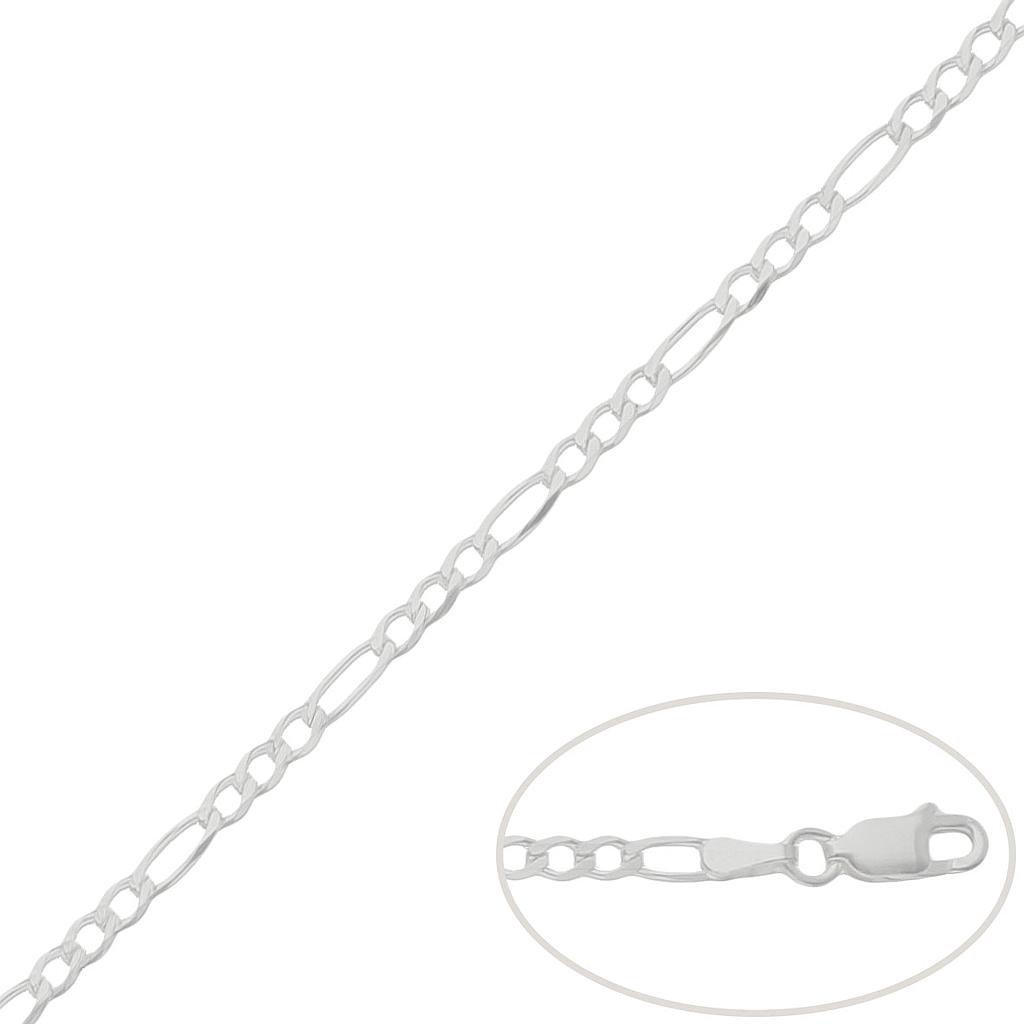 CADENA PLATA 925MM 3x1 - 2.80MM