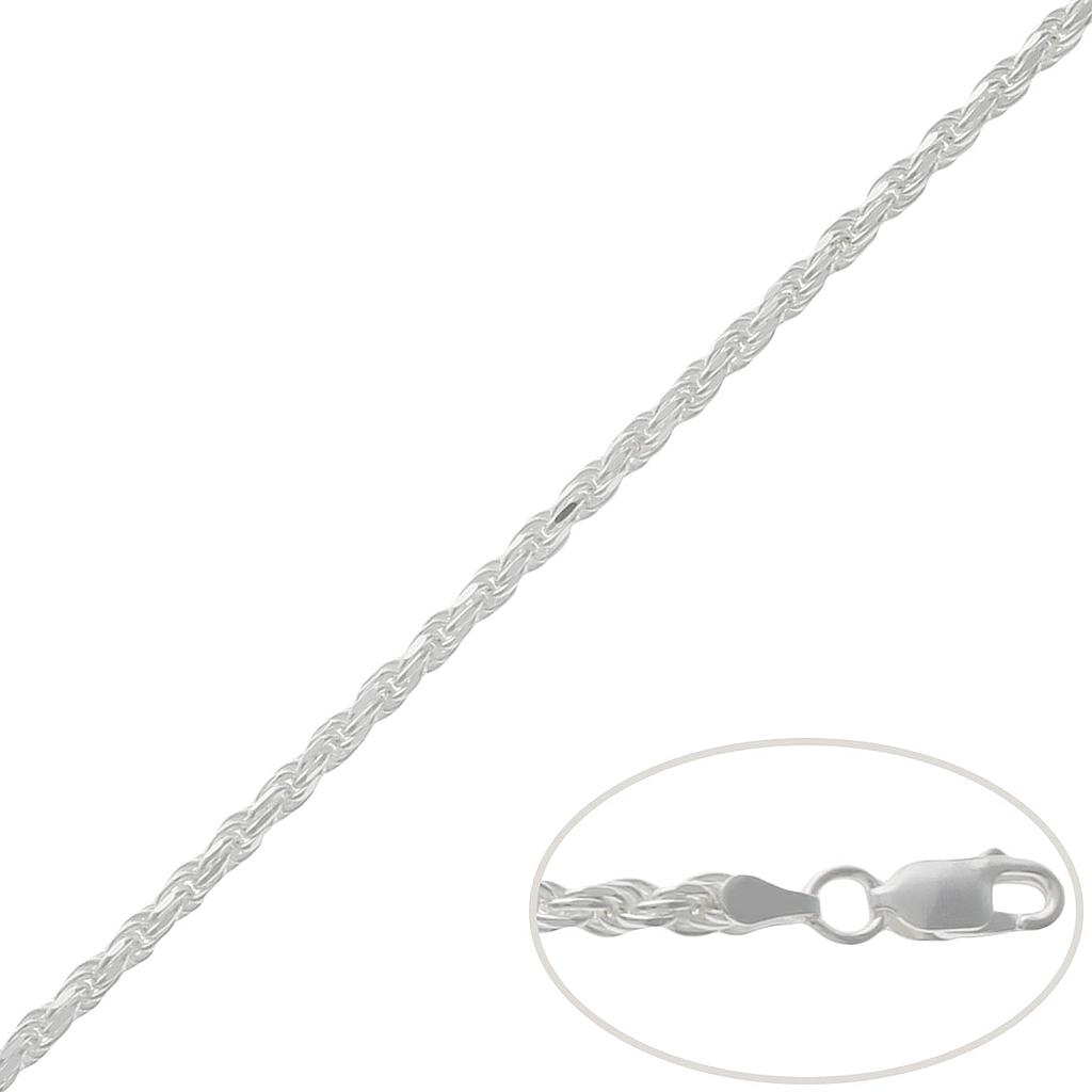 CORDON PLATA 925MM MACIZO - 3MM