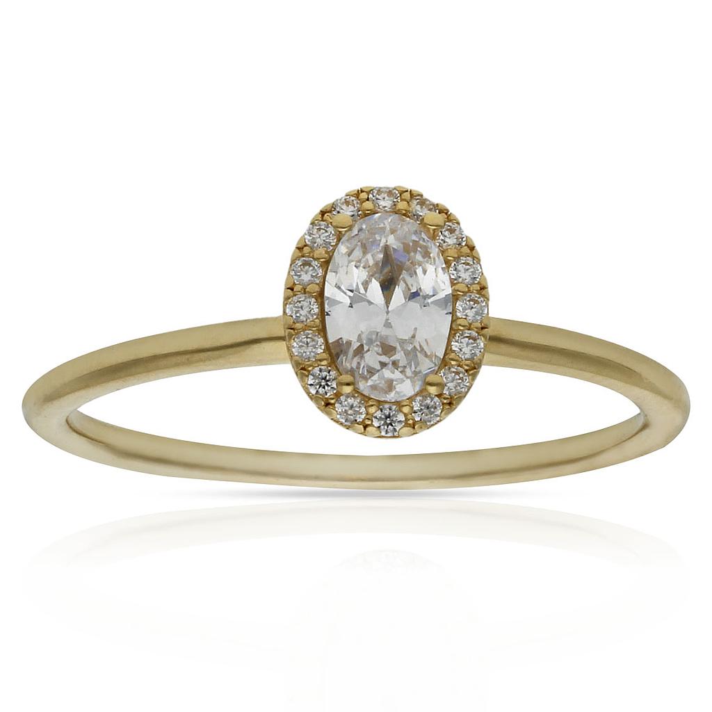 SORTIJA ORO 18KL CIRCONITAS