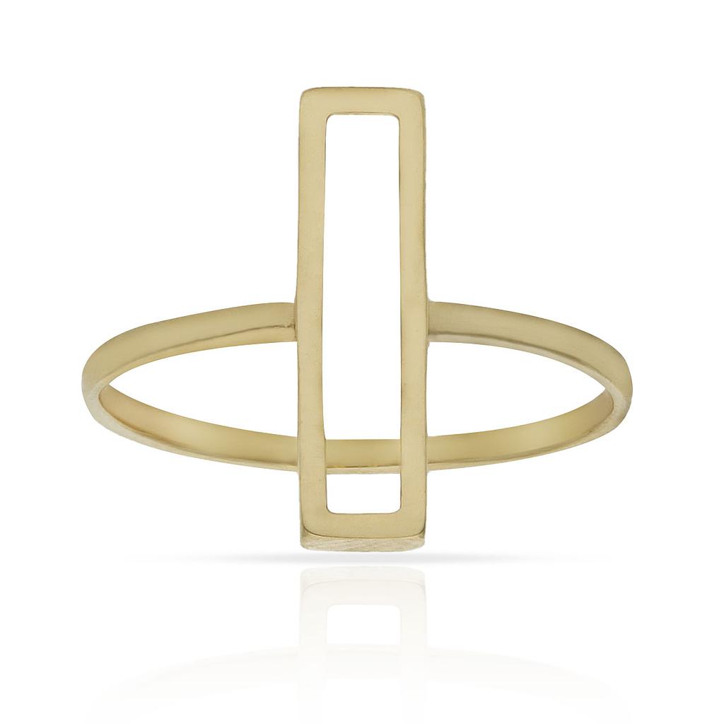 SORTIJA ORO 18KL RECTANGULO