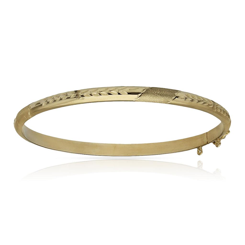 CAÑA ORO 18KL TALLADA - 4MM