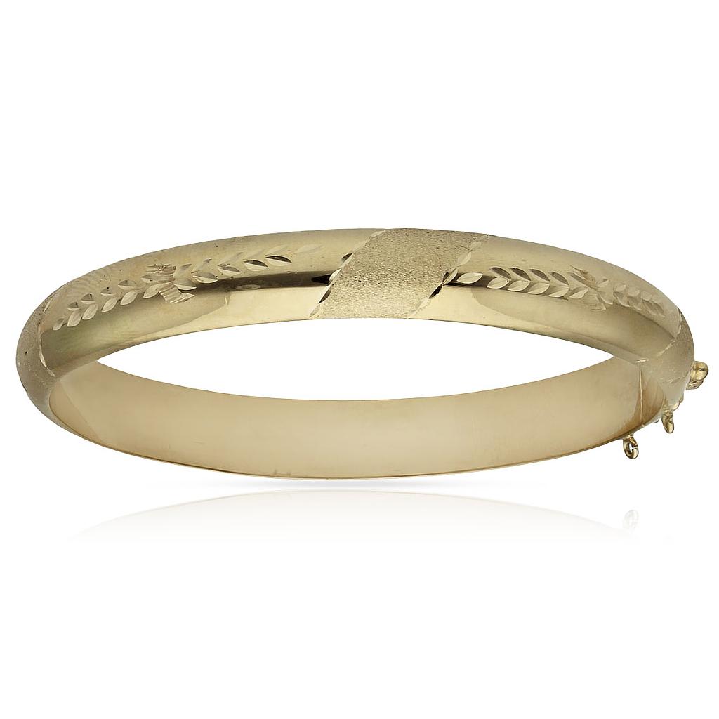 CAÑA ORO 18KL TALLADA - 10MM