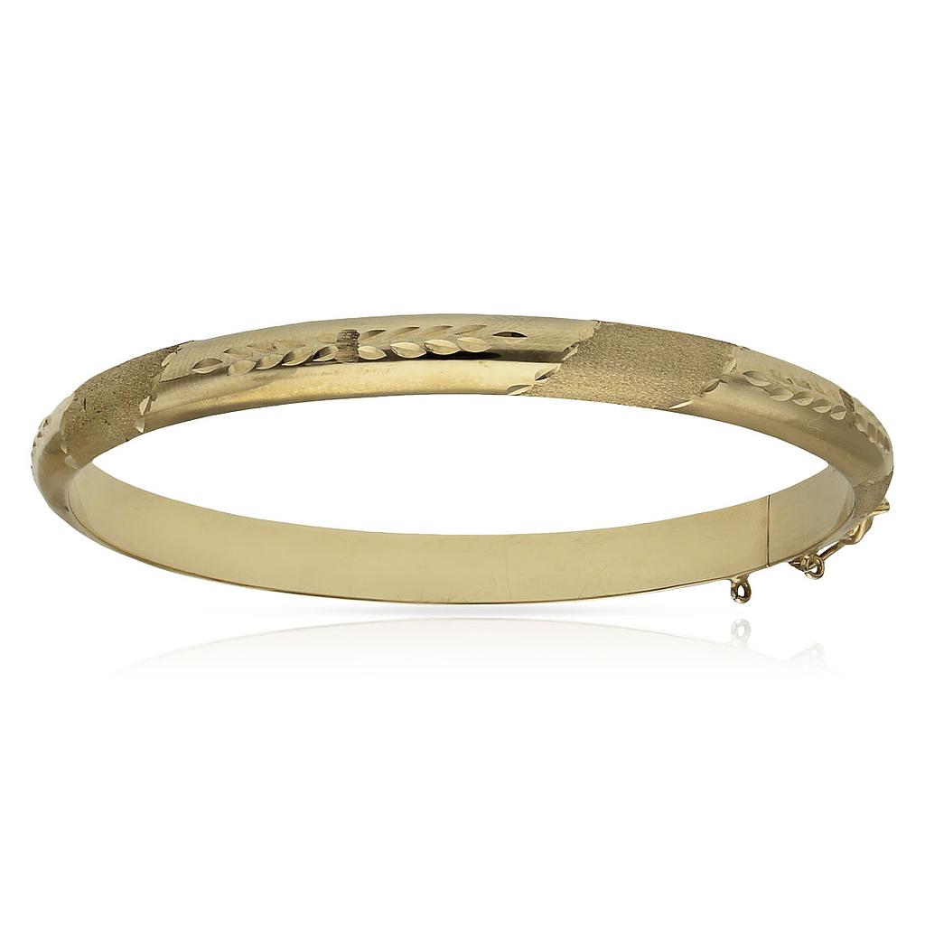 CAÑA ORO 18KL TALLADA - 6MM