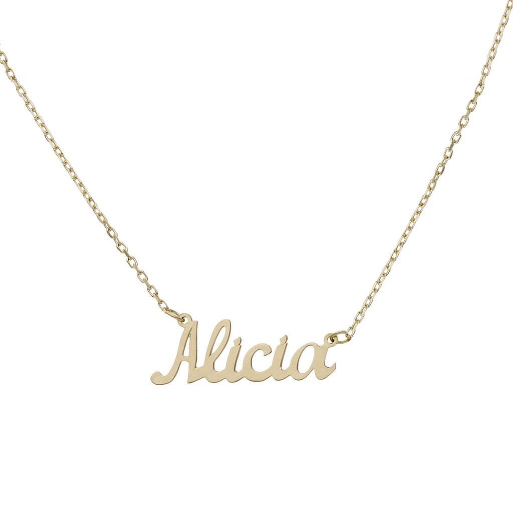 GARGANTILLA ORO 18KL NOMBRE PEQUEÑO