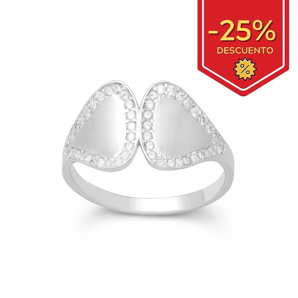 SORTIJA ORO BLANCO 18KL DIAMANTES