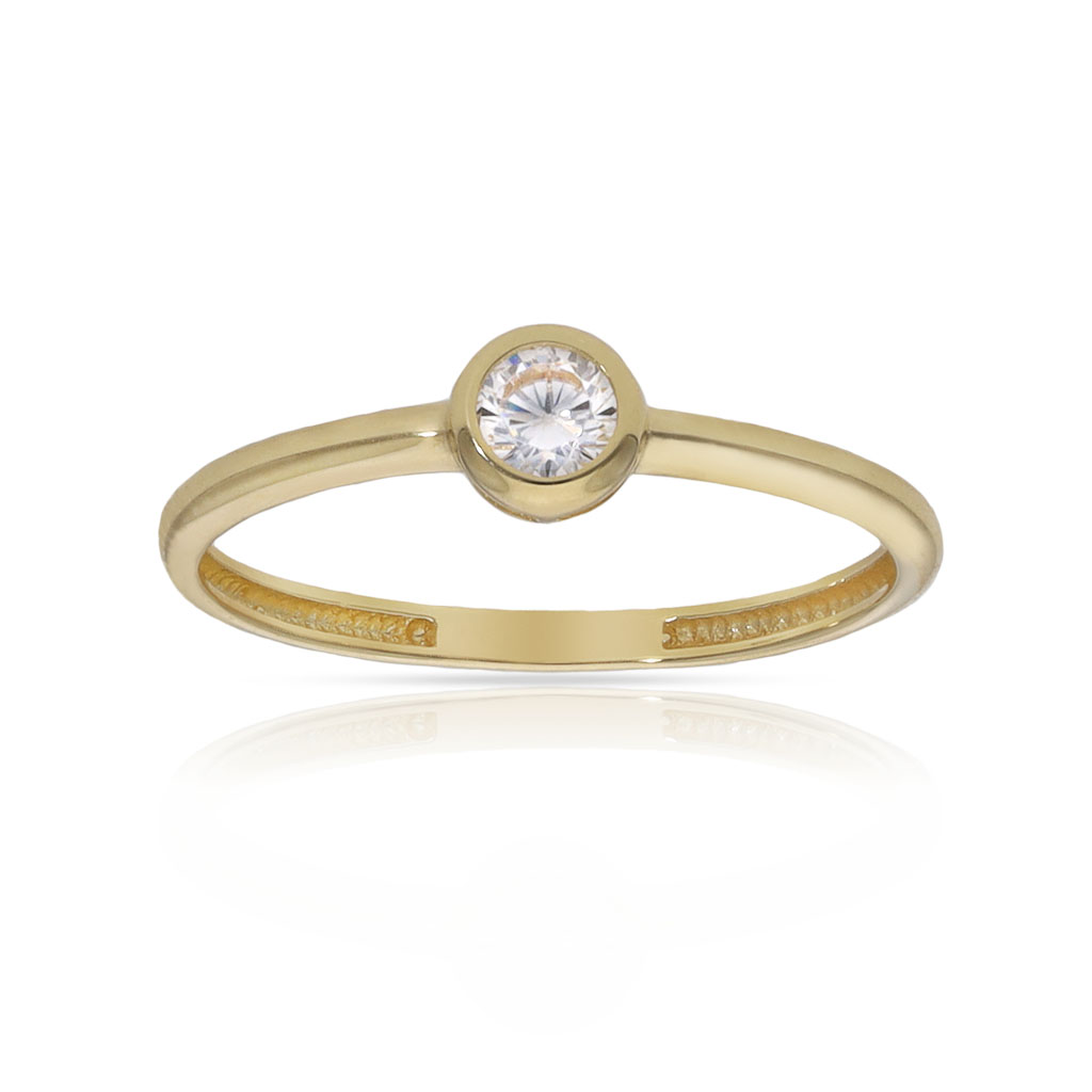 SORTIJA ORO 18KL CHATON