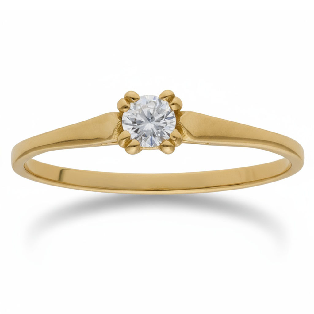 SORTIJA ORO 18KL CIRCONITA