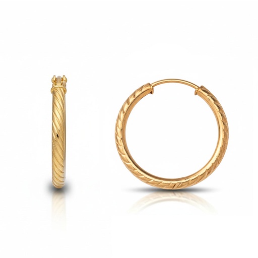 [A196] AROS ORO 18KL - 13MM