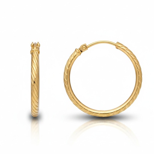 [A197] AROS ORO 18KL - 15MM
