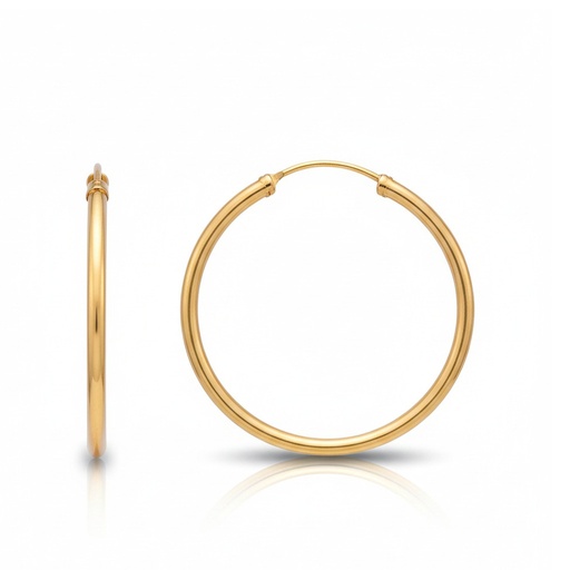 [A302] AROS ORO 18KL - 25MM