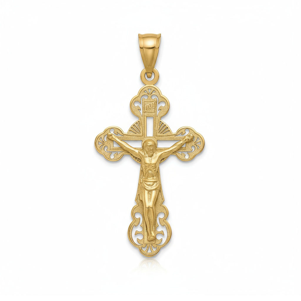 CRUZ ORO 18KL CRISTO - 18x30MM