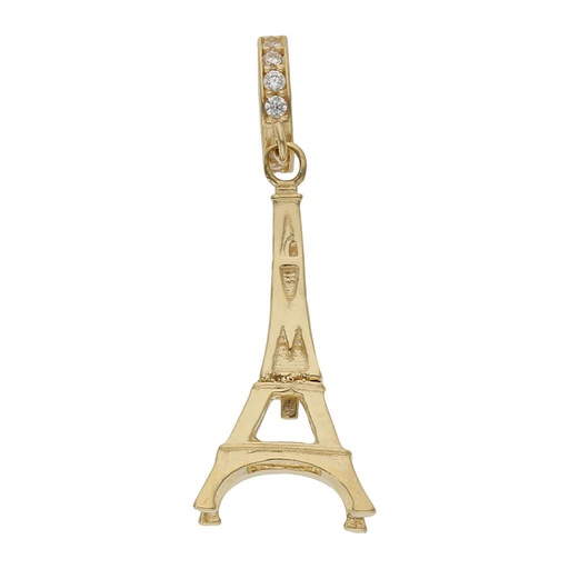 [CH22] CHARMS COLGANTE ORO 18KL TORRE EIFFEL