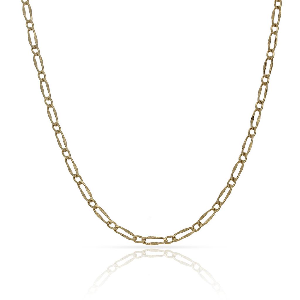 CADENA ORO 18KL 1x1 HUECA - 2MM