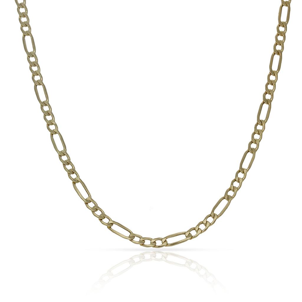 CADENA ORO 18KL 3x1 HUECA - 2.50MM