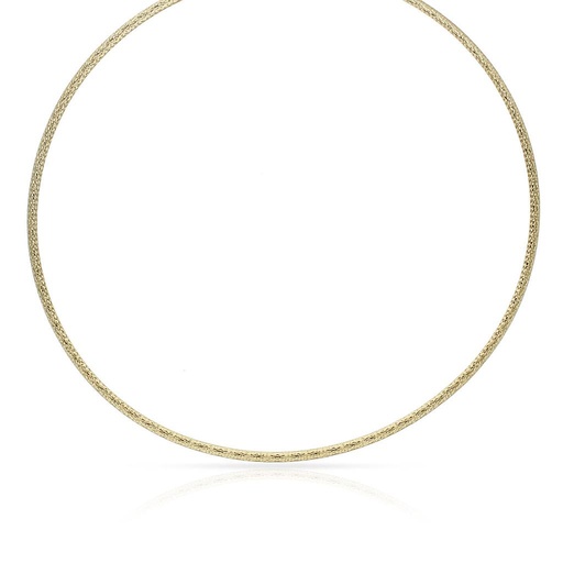 [CO85] GARGANTILLA ORO 18KL TALLADA 3MM