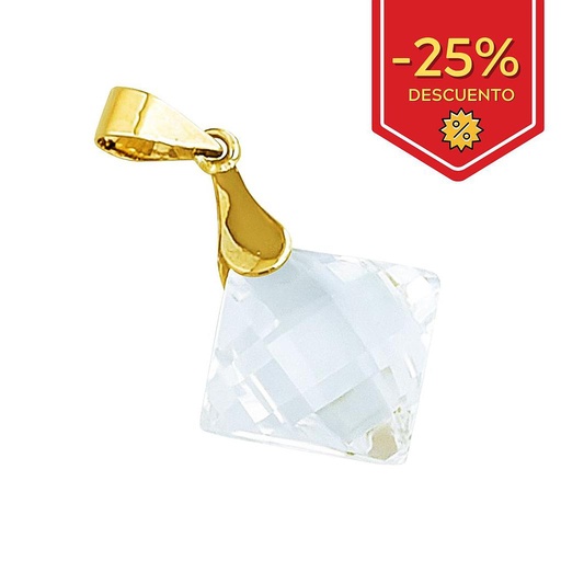 [G249] COLGANTE EN ORO DE 18KL CIRCONITA