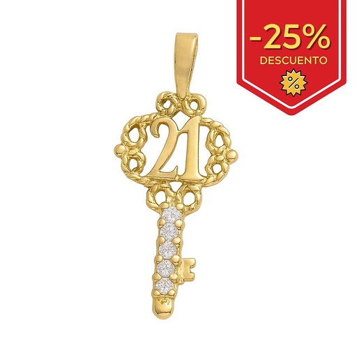 [G47] COLGANTE EN ORO DE 18KL LLAVE
