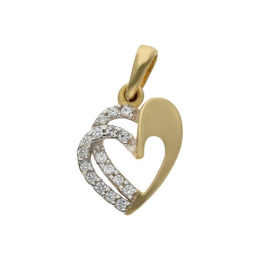 [G504] COLGANTE ORO 18KL CORAZON
