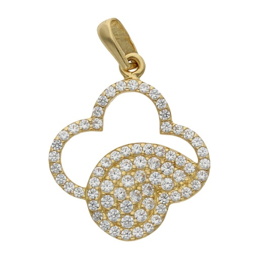 [G506] COLGANTE ORO 18KL FLOR