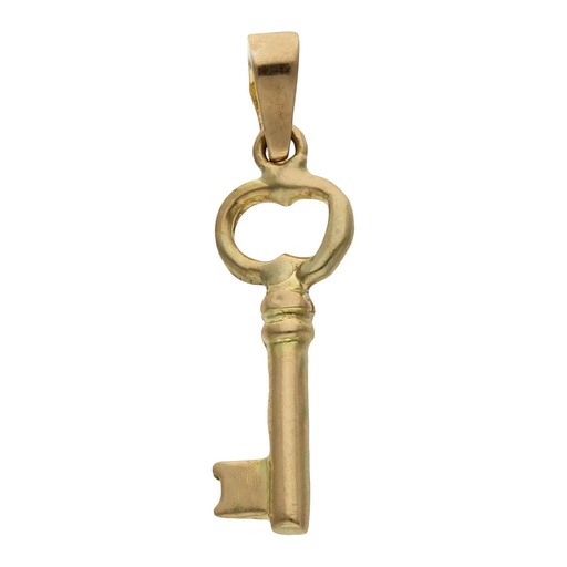 [G5693] COLGANTE ORO 18KL LLAVE - 7x17MM