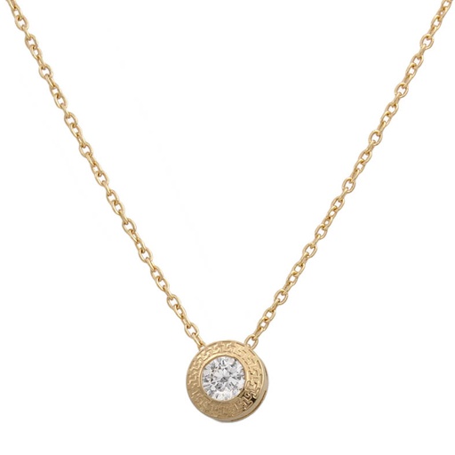 [G647] GARGANTILLA ORO 18KL CHATON - 7MM 